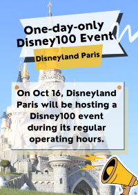 Disneyland Paris | 1-day-only Disney100 Event