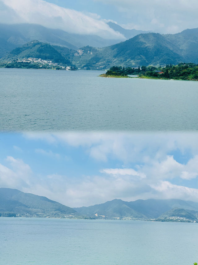 換一個玩法乘船覽東江湖美景