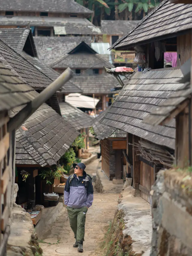 A thousand-year-old ancient village tea mountain hiking trip | Feel the temperature of the wind and history with your feet