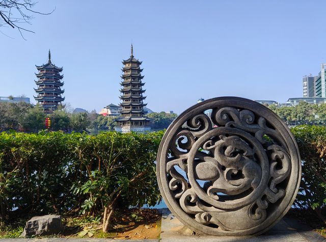 解鎖桂林地標，世界第一銅塔都有cp了！