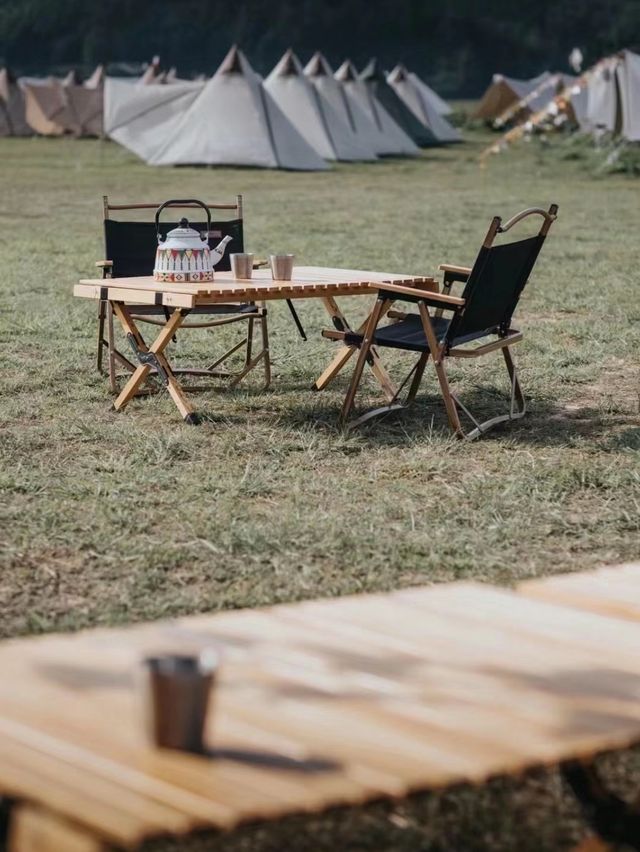 長沙周邊拎包入住露營基地可以看星空玩滑翔傘