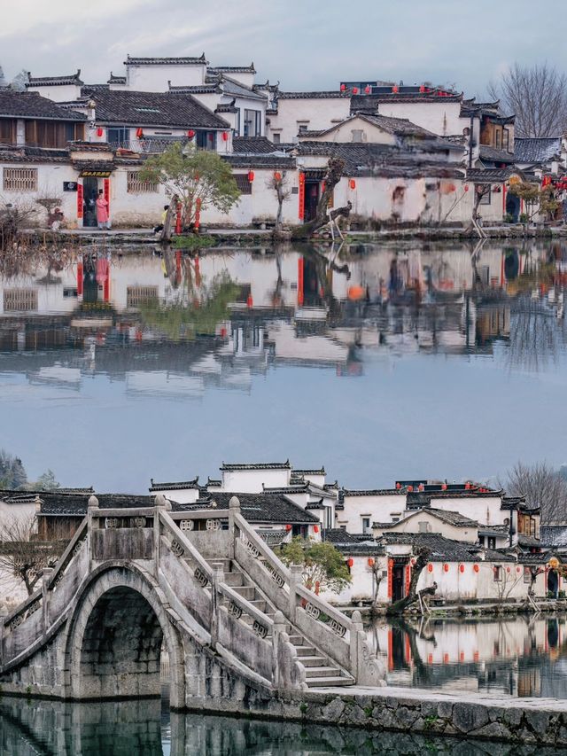 徽州宏村，水墨畫般的古村落美得不真實