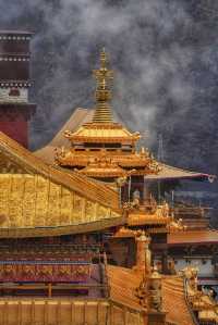 被整座山的經幡震撼住了｜金川觀音廟