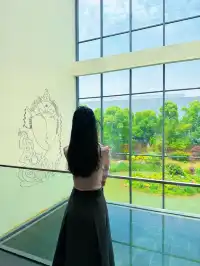 長沙免費打卡聖地，天鵝湖邊的莫內油畫。