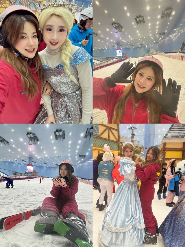 我和愛莎公主的邂逅。