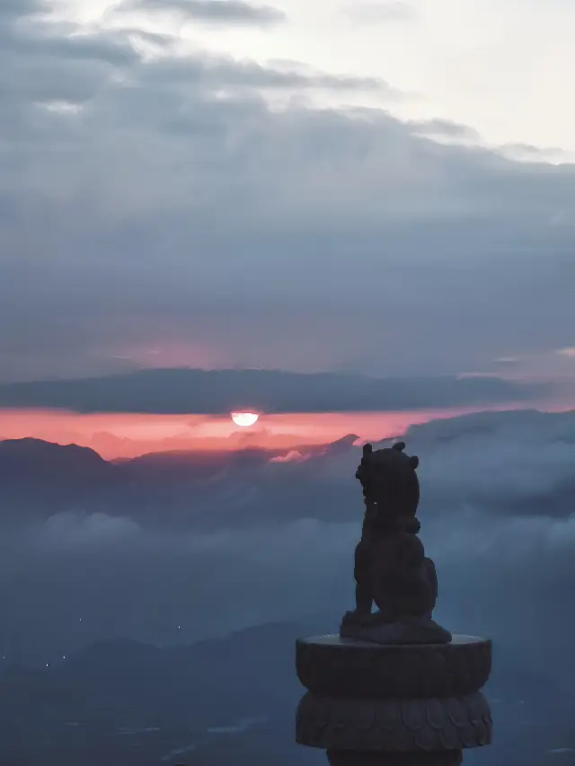 "Wenzhou Little Potala Palace" Furongjian | Wenzhou Sunrise Cloud Sea Ceiling!! 