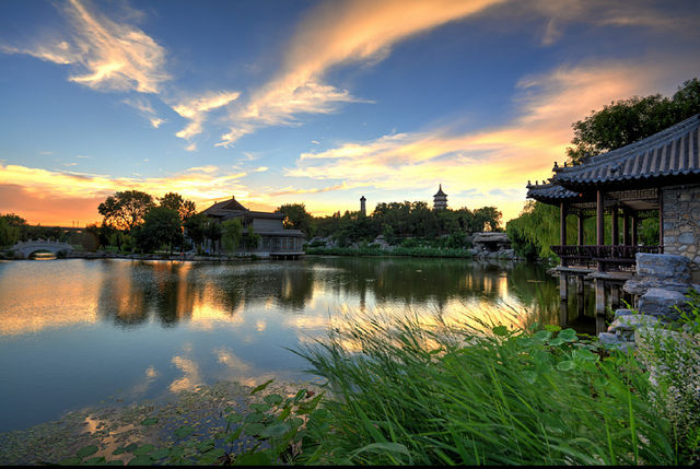 天津最大公園：寧園（初秋好去處）。