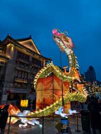 天津鼓樓新春燈會節目表演
