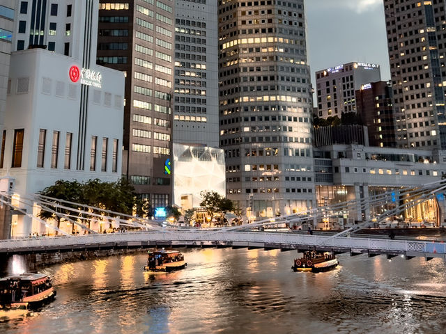 The Night Harbour of Singapore!