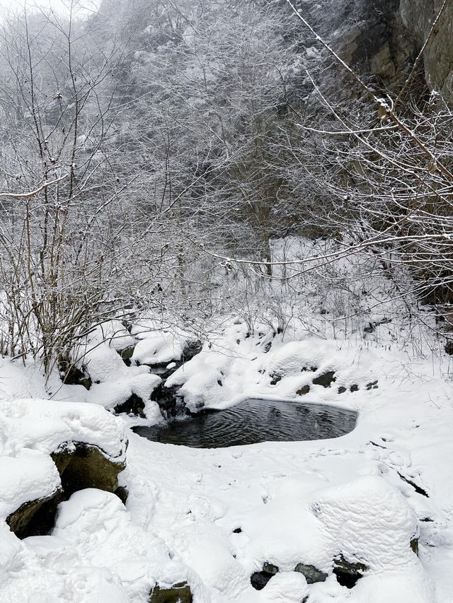 西安潭峪｜九華山冬季遠足賞雪攻略！