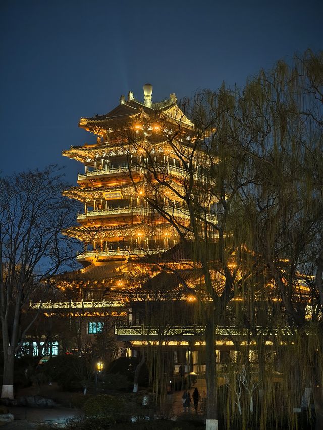 夜遊濟南超然樓