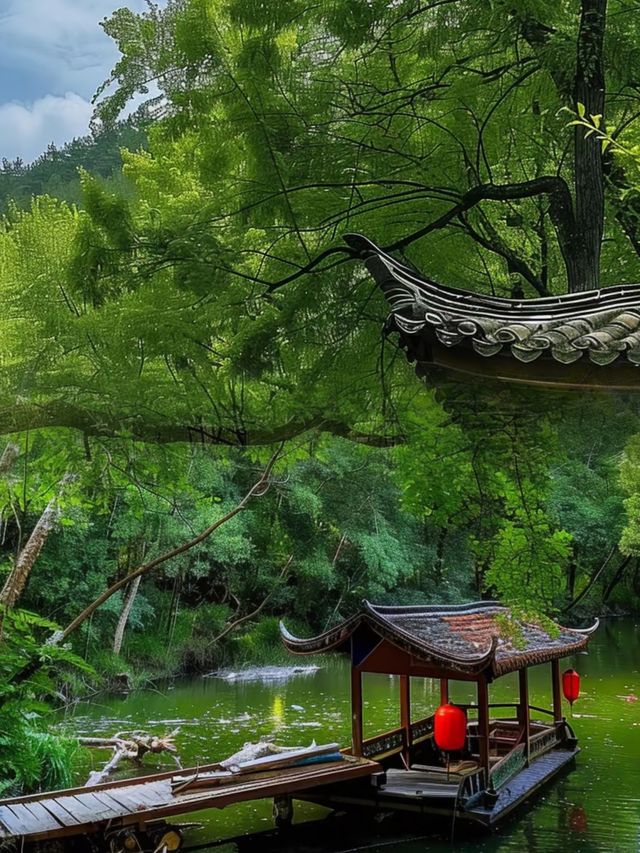西溪南古村落，一個詩情畫意嘅地方。