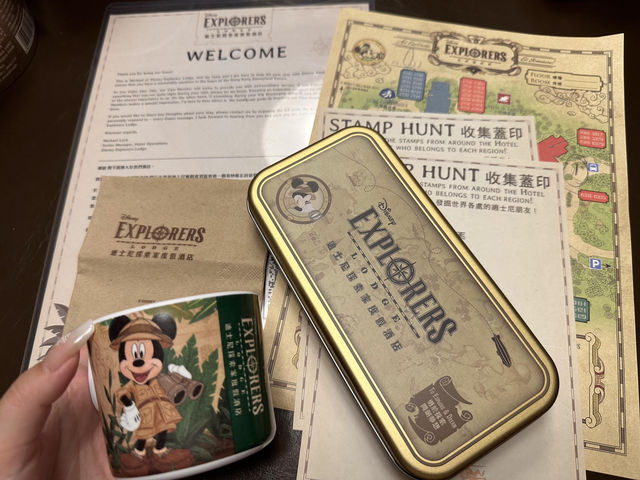港迪探索家酒店作為三大官方酒店之一，真的好有特色！