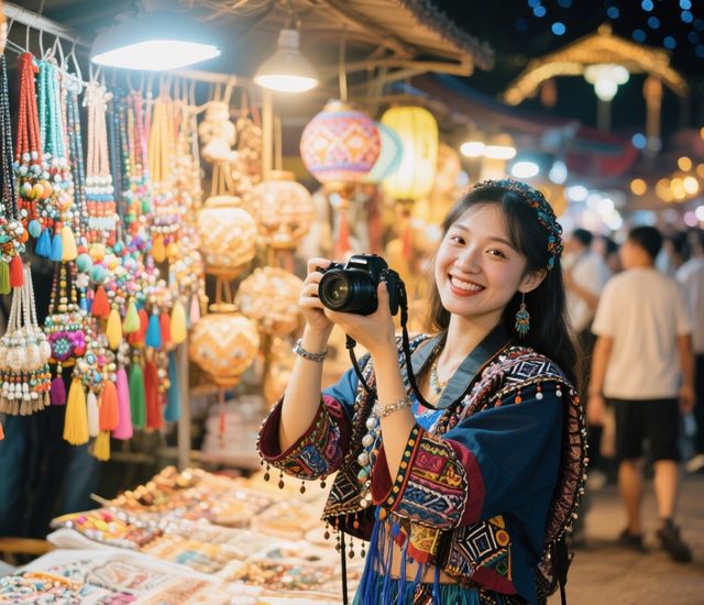 在版納的星光下，探索夜市旁的溫柔角落