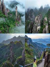 剛爬完三清山，激動到連夜寫攻略！雨中雲海美到窒息