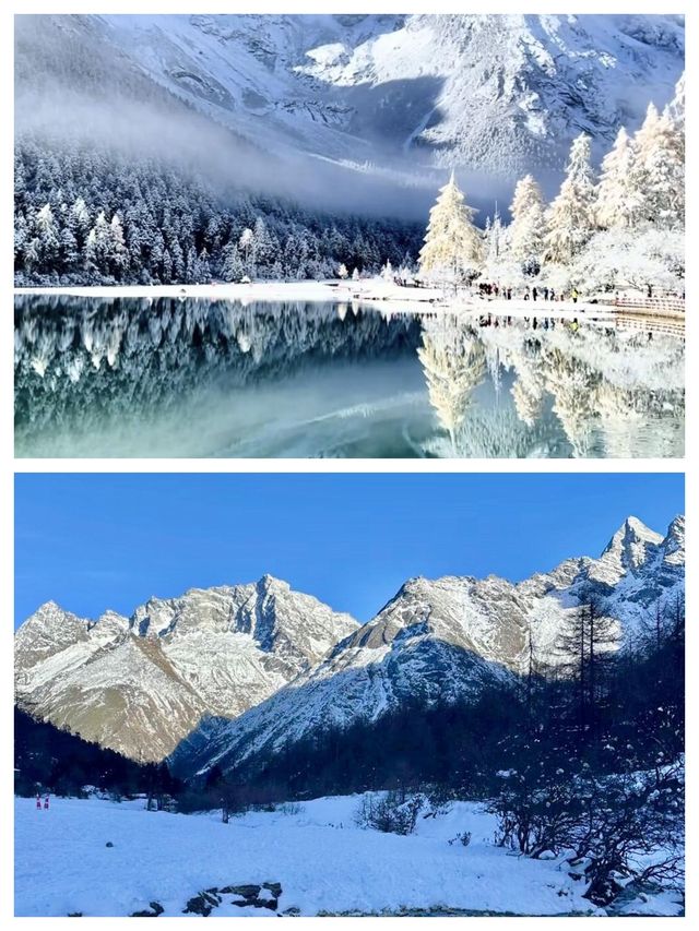 雪後的畢棚溝,美成了北歐 雪後的畢棚溝,美成了北歐
