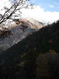 九寨初冬丨是天地緩緩展開的一幅山水留白