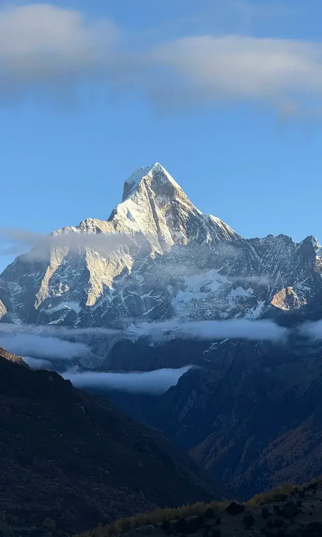 川西｜真的好幸運 拍到日照金山了！還有彩林