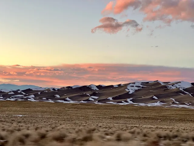沙漠下雪了科羅拉多大沙丘國家公園攻略