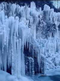 阜平冰瀑奇觀打卡小眾打卡徹底征服了我