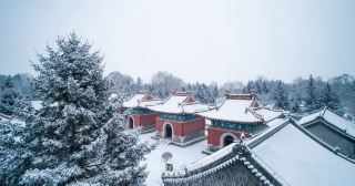หลังหิมะตกที่ชิงหย่งหลิง เมืองฝูชุน!