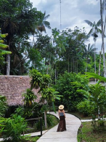 Stay in a cabin in the Amazon rainforest
