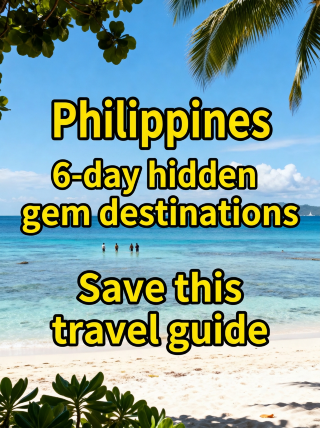 Save this 6-day guide to exploring the Philippines!