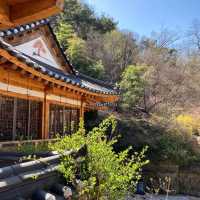 ソウル《南山公園》カジュアルな韓屋造りの食堂