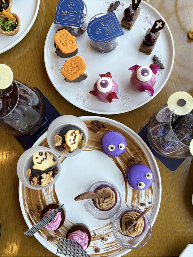 【福岡カフェ】ハロウィン限定アフタヌーンティー👻