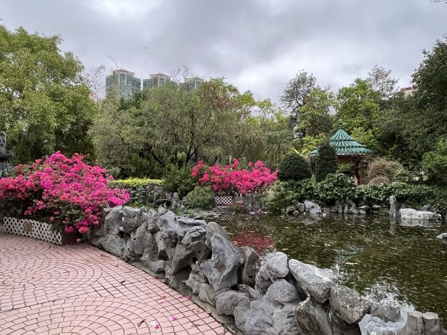 傳統嶺南風格嘅中式庭園 @ 荔枝角公園