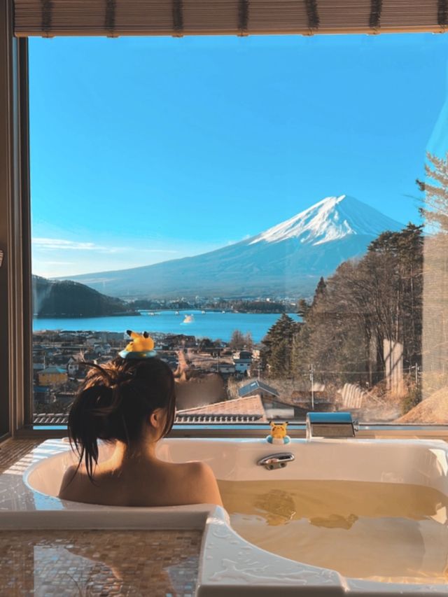 🗻河口湖賞富士山CP值爆燈溫泉酒店♨️