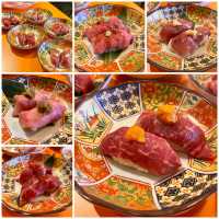 【大阪・東梅田】寿司×しゃぶしゃぶの食べ放題「牛肉寿司 海鮮 串天ぷら酒場 レレレ 梅田店」