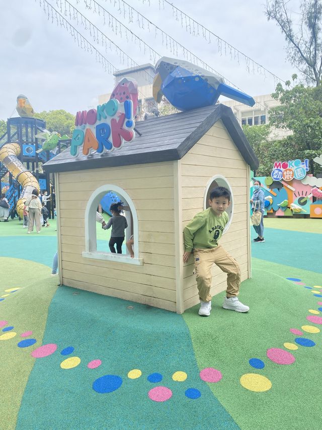 又大又好玩！鬧市中有兒童樂園免費放電！