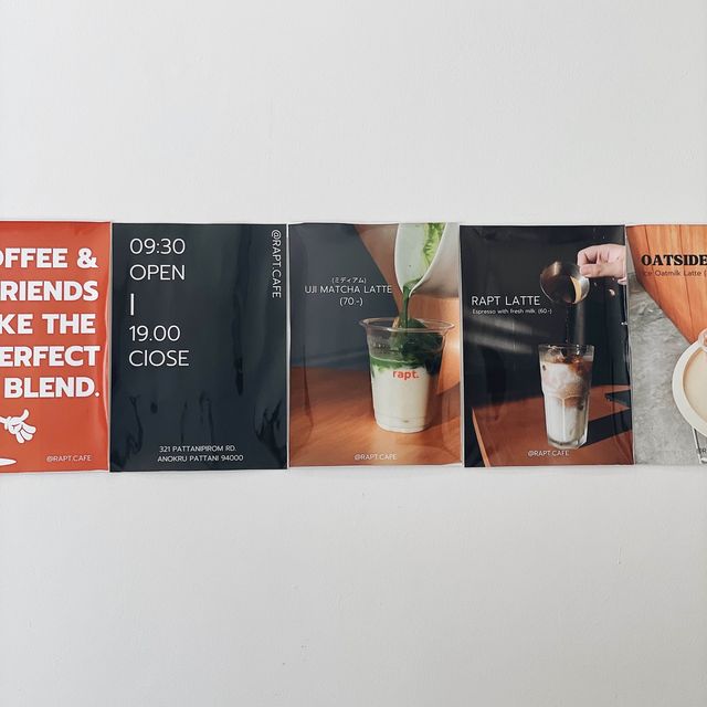 Rap.t cafe เปิดใหม่ปัตตานี