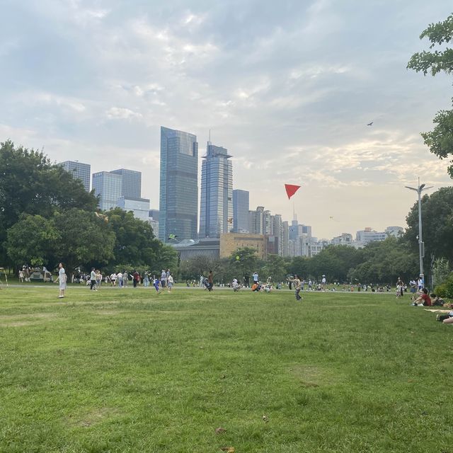 打卡深圳中心蓮花山 輕鬆飽覽福田美景