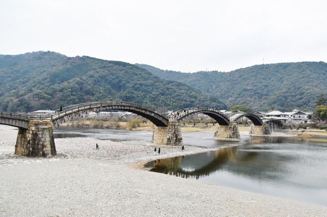 이와쿠니를 대표하는 긴타이쿄 錦帶橋