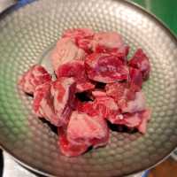 即磨新鮮山葵配烤肉！🍗值得一試！