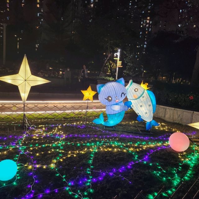 【香港單車公園】元宵綵燈會，12星座燈飾