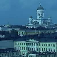 Great Bird eye view of Helsinki 