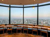 日本東京-在31F高空美景享用就州牛腸鍋：蟻月