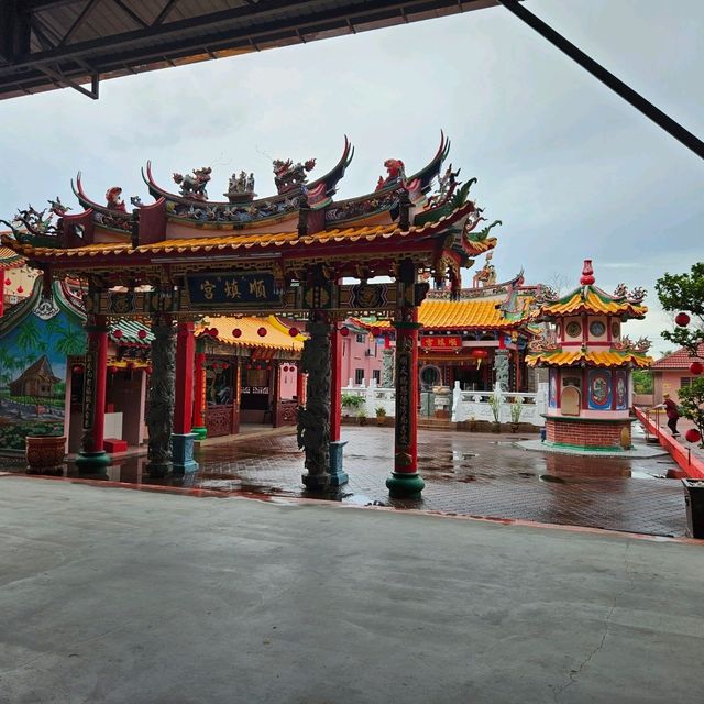 Ancient chinese temple nestled in the outskirt of Desaru town