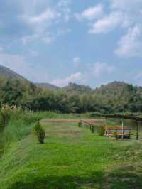 น้ำผุร้อน โป่งกระทิง กางเต็นท์  ราชบุรี 