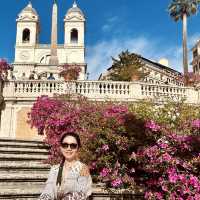 A Blooming Delight: The Spanish Steps in Full Flower