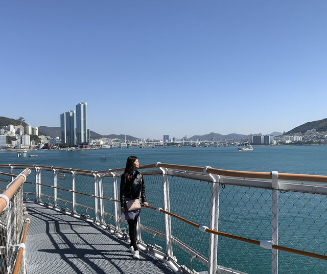 Conquering Heights: A Walk Across Songdo Yonggung Suspension Bridge