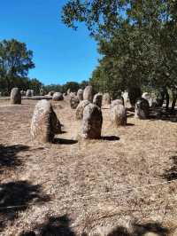 葡萄牙Evora古城遺跡，Almendres Cromlech巨石陣
