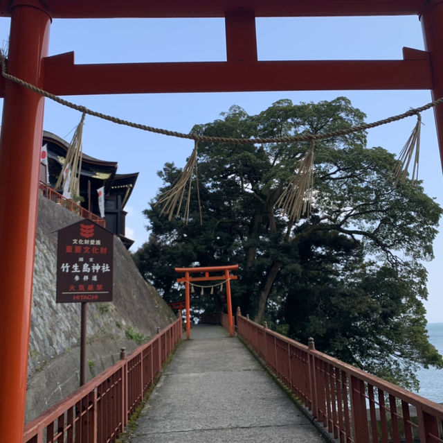 琵琶湖　竹生島