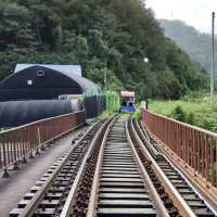 韓國江村鐵路-鐵路腳踏車活動，欣賞特別效果及美麗的風景