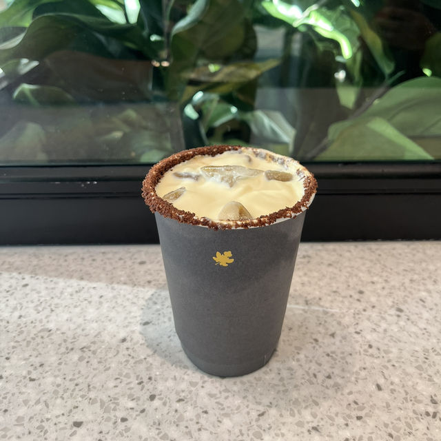 Early morning sip at Because Coffee Early morning sip at Because Coffee
