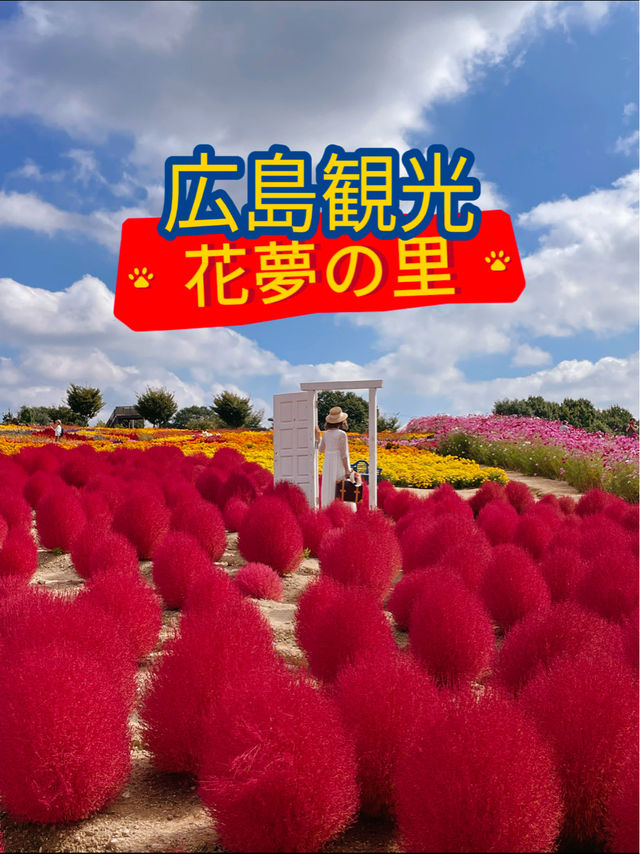 広島観光🥰美しいお花のパッチワークが素敵🥹🌸💐🫶