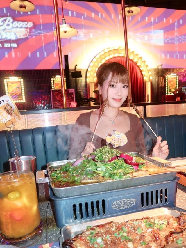 🎪荃灣夜蒲不夜城烤魚聽音樂